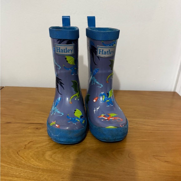Hatley Other - Hatley Kids Blue Dragon Rain Boots